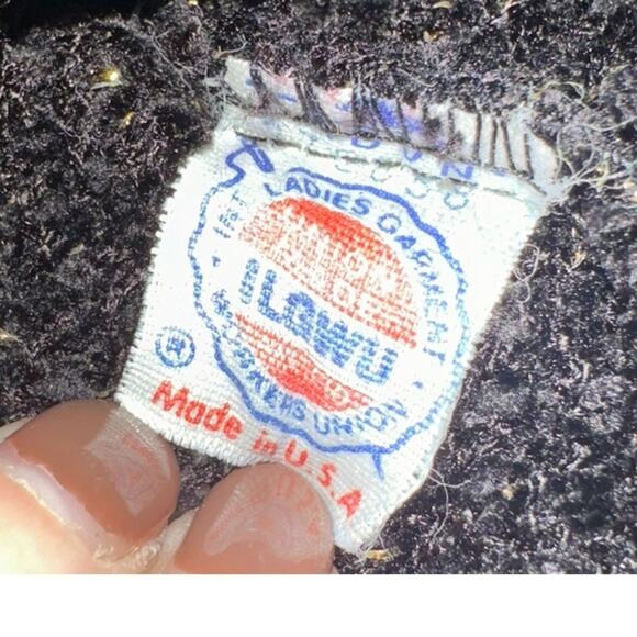 Vivanti Black Gold Knit Sweater Dolman Sleeve Women’s Sz Large Holiday Party VTG - Picture 4 of 6